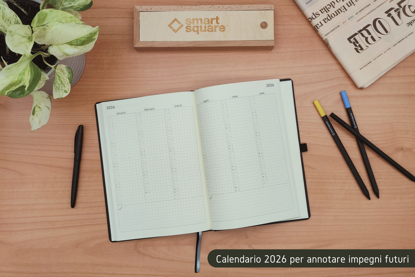 SMARTSQUARE® SETTIMANALE 2026 NERA