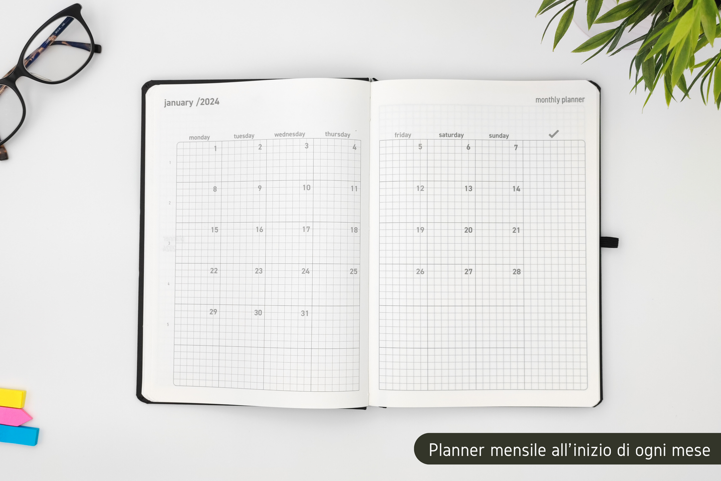 SMARTSQUARE® SETTIMANALE 2024 NERA