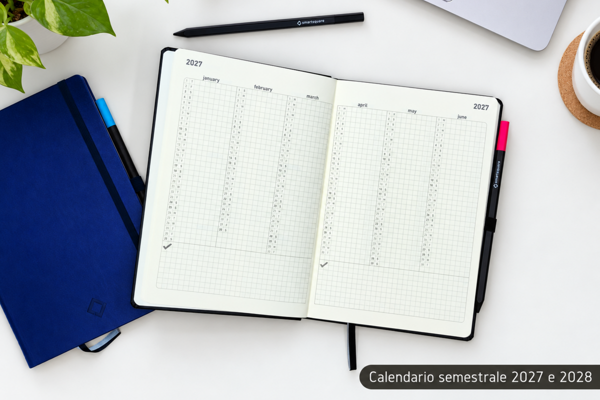 SMARTSQUARE® SETTIMANALE 2027 BLU