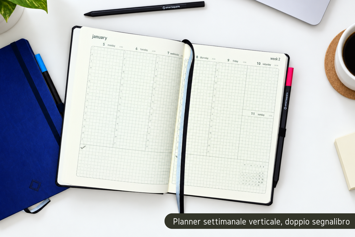 SMARTSQUARE® SETTIMANALE 2027 BLU
