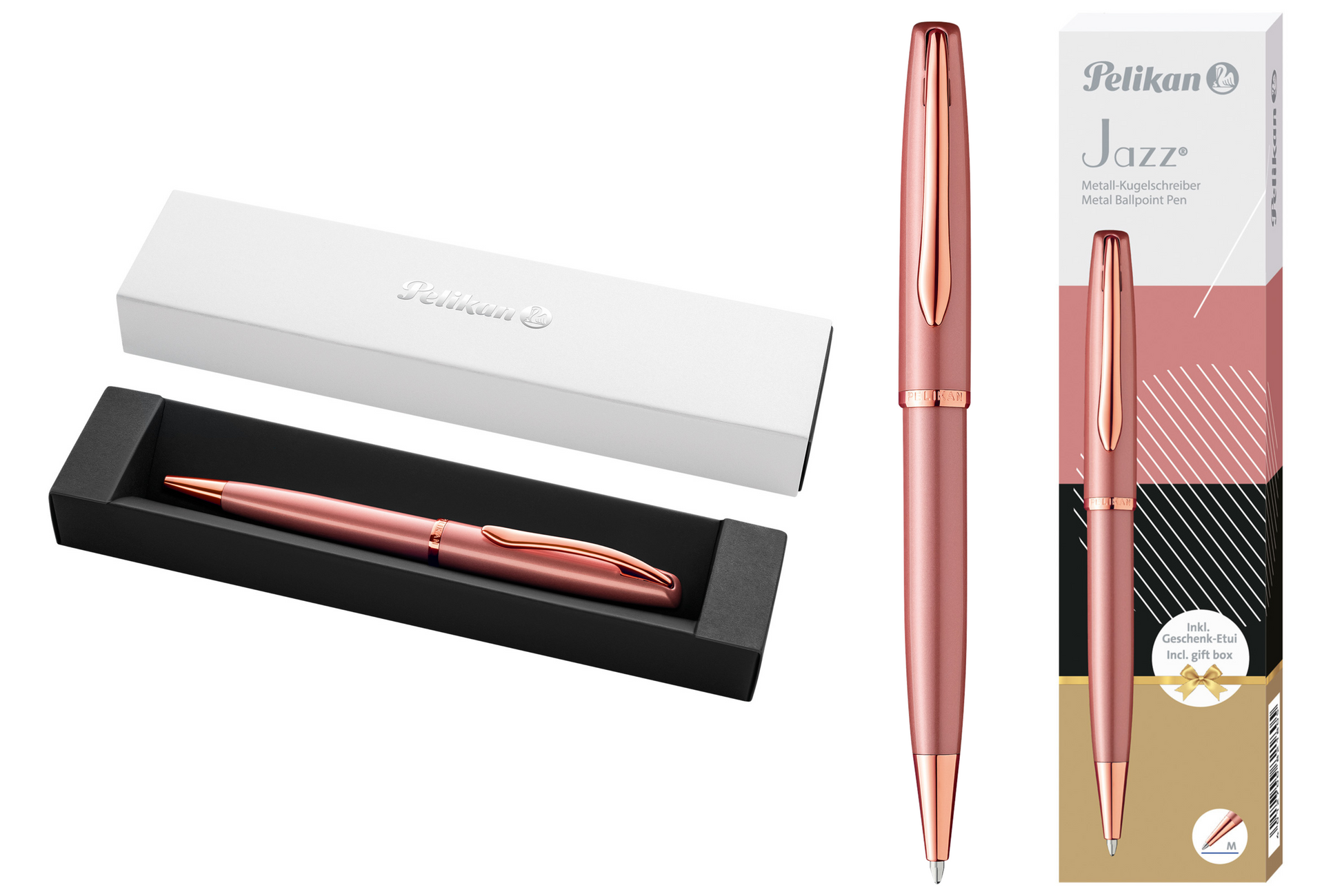 Pelikan Set penna stilografica e penna a sfera, Jazz Noble Elegance rosa